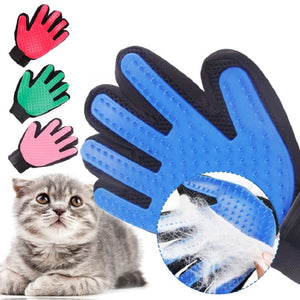 Fell-Pflege-Handschuh für Hunde und Katzen, entfernt überschüssige Haare, für ordentliches Fell