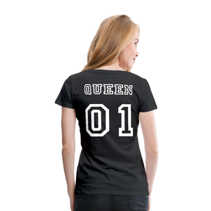 Women’s Premium T-Shirt "Queen 01" - black