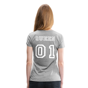 Women’s Premium T-Shirt "Queen 01" - heather gray
