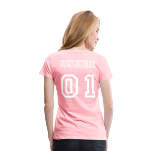 Women’s Premium T-Shirt "Queen 01" - pink