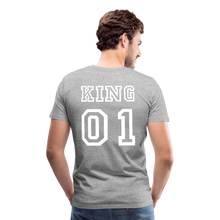 Laden Sie das Bild in den Galerie-Viewer, Men's Premium T-Shirt "King 01" - heather gray