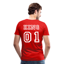 Laden Sie das Bild in den Galerie-Viewer, Men&#39;s Premium T-Shirt &quot;King 01&quot; - red
