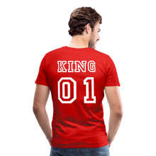 Laden Sie das Bild in den Galerie-Viewer, Men's Premium T-Shirt "King 01" - red