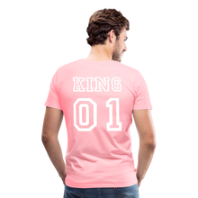 Laden Sie das Bild in den Galerie-Viewer, Men&#39;s Premium T-Shirt &quot;King 01&quot; - pink

