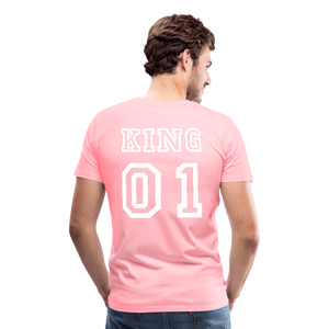 Men's Premium T-Shirt "King 01" - pink