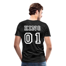 Laden Sie das Bild in den Galerie-Viewer, Men's Premium T-Shirt "King 01" - charcoal gray