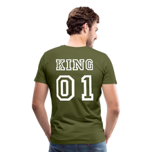 Laden Sie das Bild in den Galerie-Viewer, Men&#39;s Premium T-Shirt &quot;King 01&quot; - olive green
