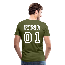 Laden Sie das Bild in den Galerie-Viewer, Men's Premium T-Shirt "King 01" - olive green