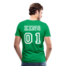 Laden Sie das Bild in den Galerie-Viewer, Men's Premium T-Shirt "King 01" - kelly green
