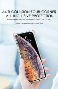 Transparente Stoßfeste Handyhülle für diverse IPhones