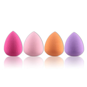 4 Stück/ Make up Schwamm Set, Beauty Blender Schwamm, Mehrfarbige Make-up Schwämme