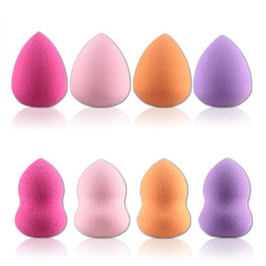 4 Stück/ Make up Schwamm Set, Beauty Blender Schwamm, Mehrfarbige Make-up Schwämme