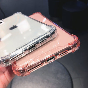 Transparente Stoßfeste Handyhülle für diverse IPhones