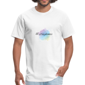 Men's T-Shirt #stayhome - white