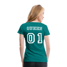 Laden Sie das Bild in den Galerie-Viewer, Women’s Premium T-Shirt &quot;Queen 01&quot; - teal
